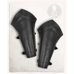 Mytholon Vambraces Torson Med Runer, Sort