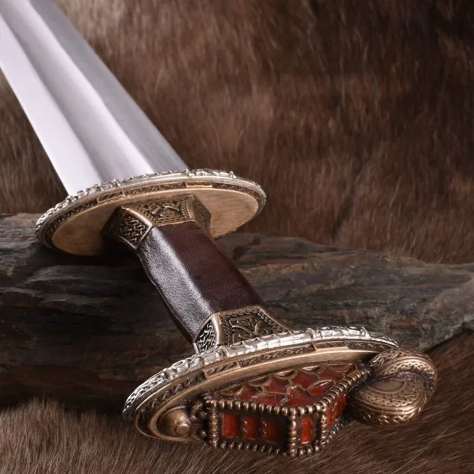 Deepeeka Vendel Sværd Uppsala 7.-8. århundrede, Messing Fæstet - Billede 5