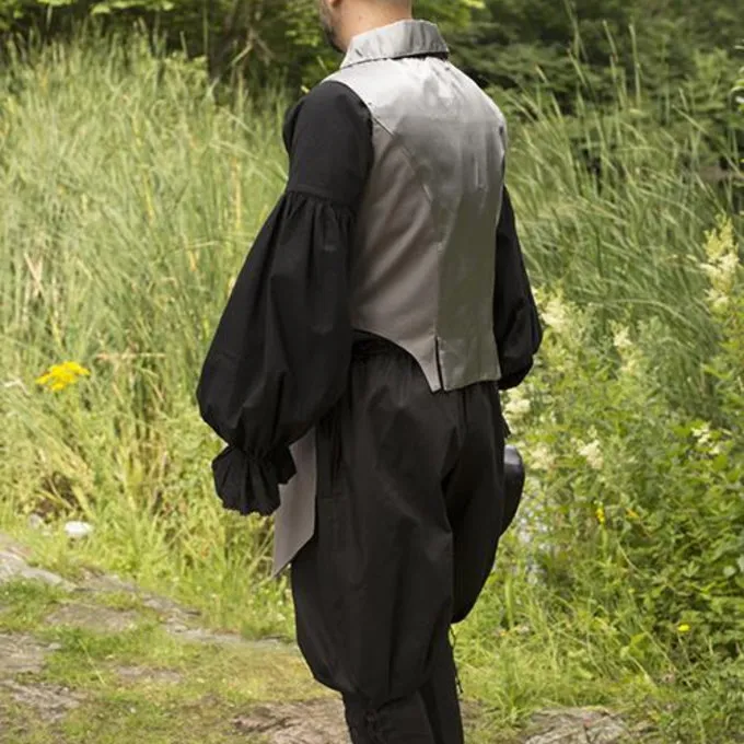 Epic Armoury Victoriansk Vest Dorian, Grå - Billede 4