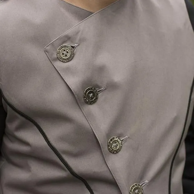 Epic Armoury Victoriansk Vest Dorian, Grå - Billede 5