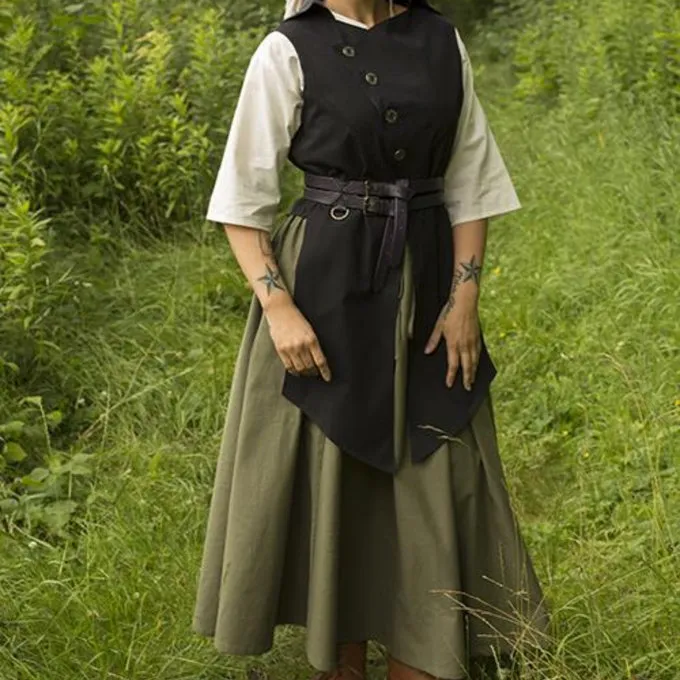 Epic Armoury Victoriansk Vest Dorian, Sort - Billede 2