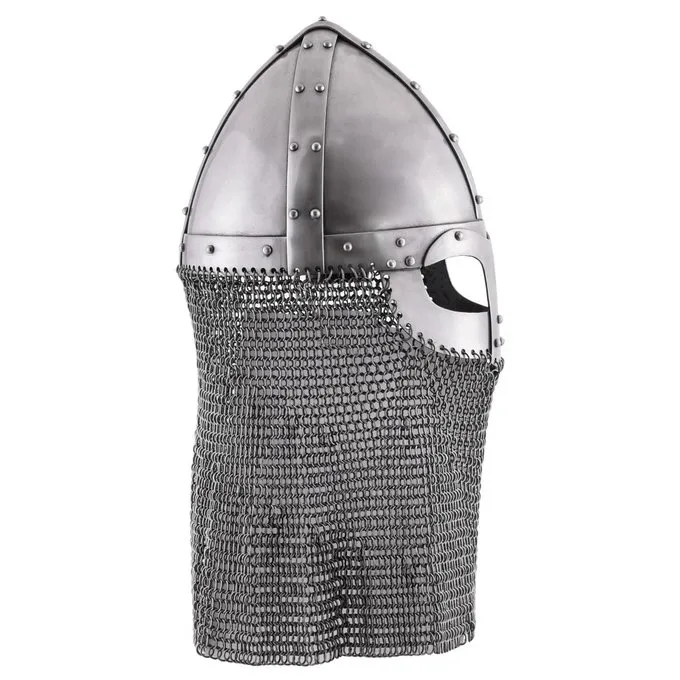 Ulfberth Viking-brillehjelm Med Kædemail 1,6 Mm - Billede 3