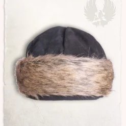 Mytholon Viking Cap Ragi Læder, Sort