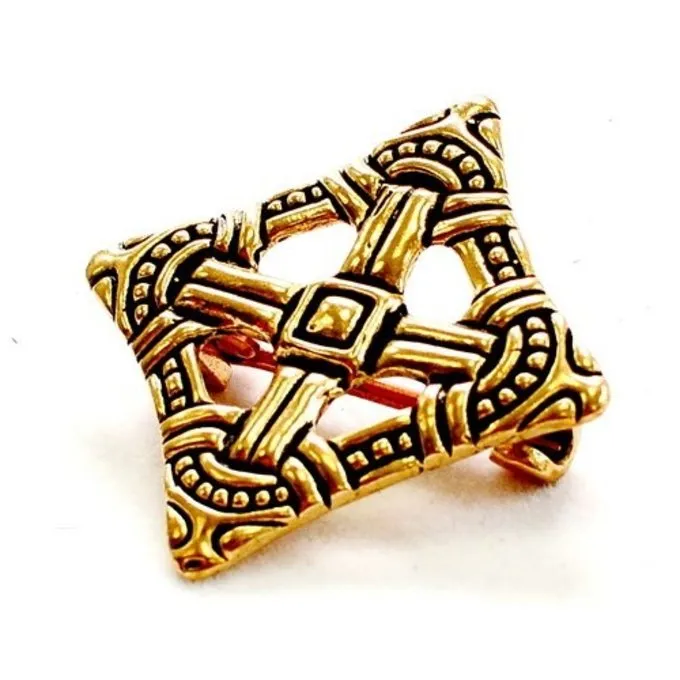 Viking Cross Fibula Uppåkra, Bronze