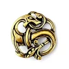 Viking Dragon Amulet Messing