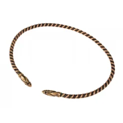 Viking Drejningsmoment Med Ravnhoveder, Bronze