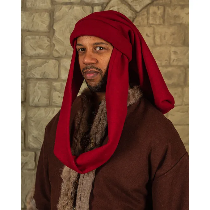 Mytholon Viking Kaftan Med Pels, Brun - Billede 6