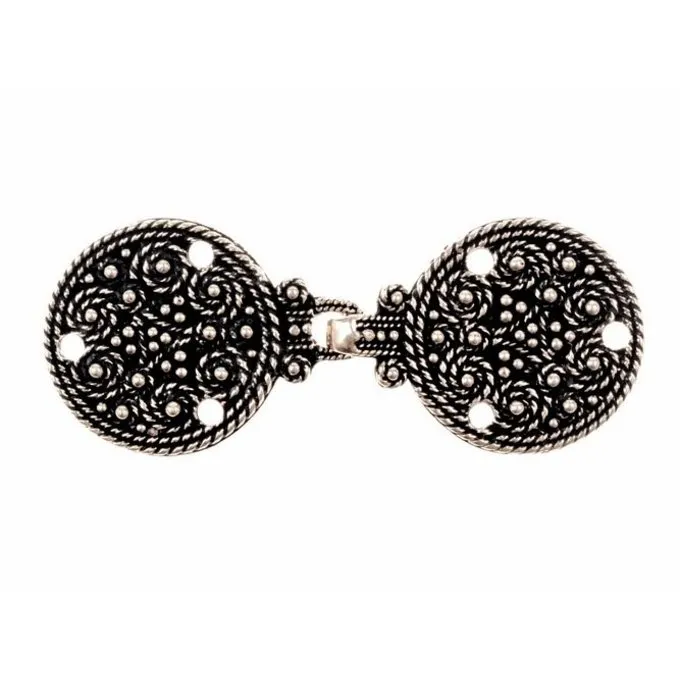 Viking Kappe Lås Birka, Forsølvede