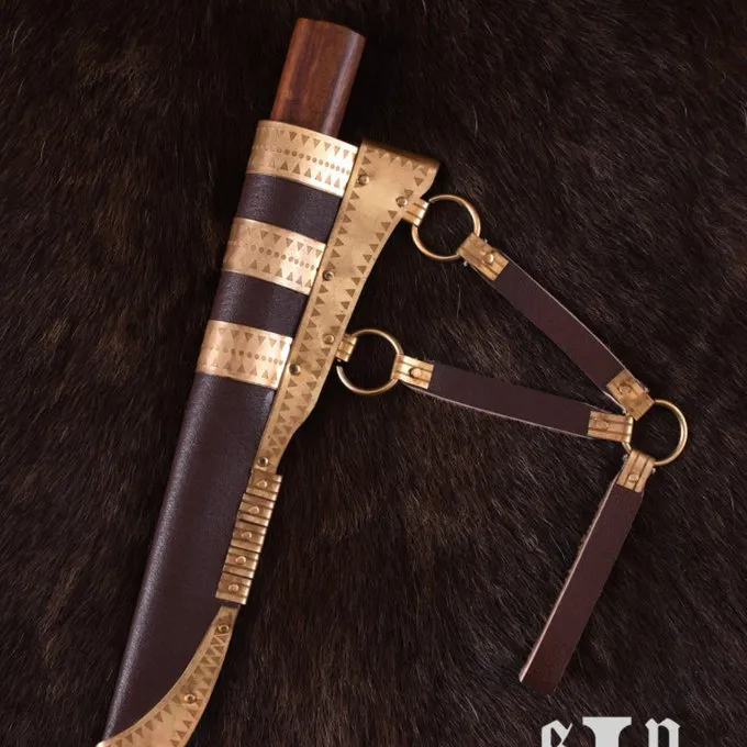 SPQR Viking Kniv Kattegat, Damaskus Stål - Billede 4