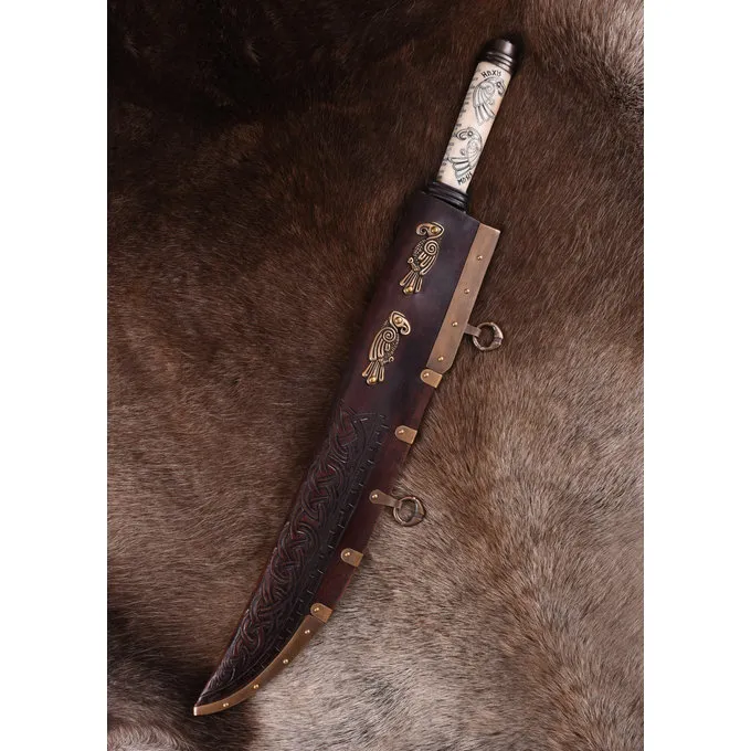Deepeeka Viking Scramasax Hugin Og Munin - Billede 4