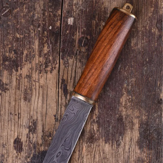 SPQR Viking Seax Roskilde, Damaskus Stål - Billede 2