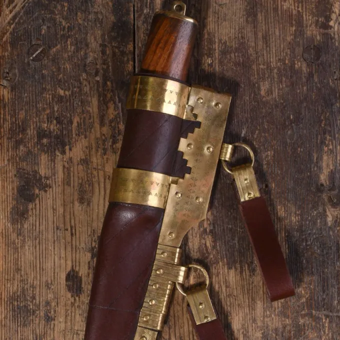 SPQR Viking Seax Roskilde, Damaskus Stål - Billede 5