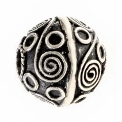 Viking Skæg Bead Birka, Forsølvet Bronze