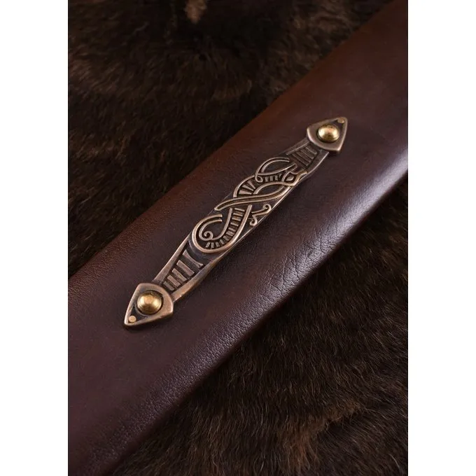 Deepeeka Viking Sværd ø Eigg Damascus Stål, Læder Greb - Billede 5