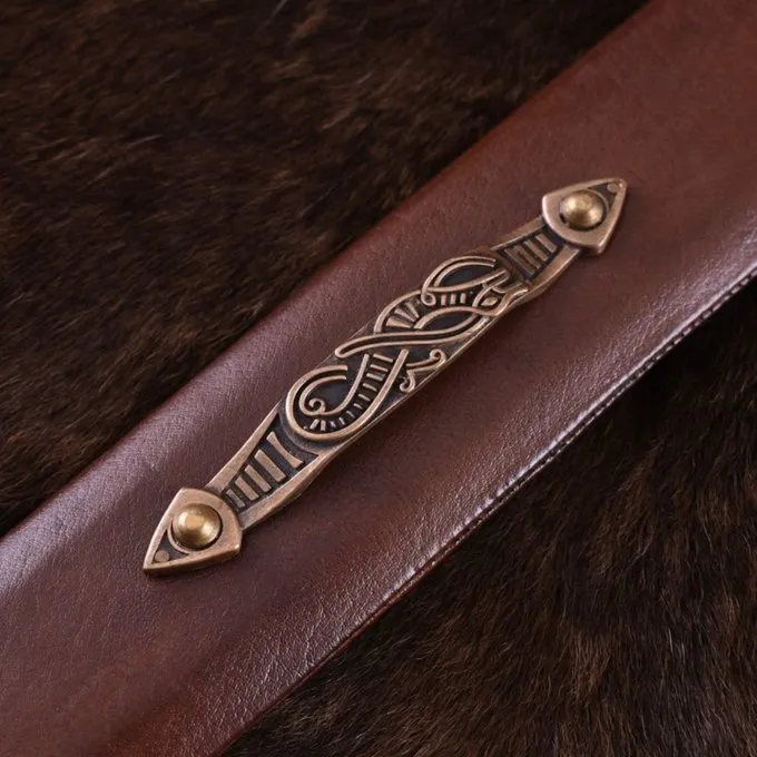 Deepeeka Viking Sværd ø Eigg, Læder Greb, Hærdet - Billede 6