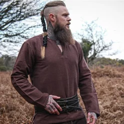Leonardo Carbone Viking Tunika Hans, Brun