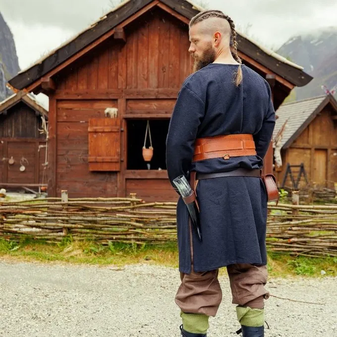 Leonardo Carbone Viking Tunika Hugin & Munin, Sort - Billede 4