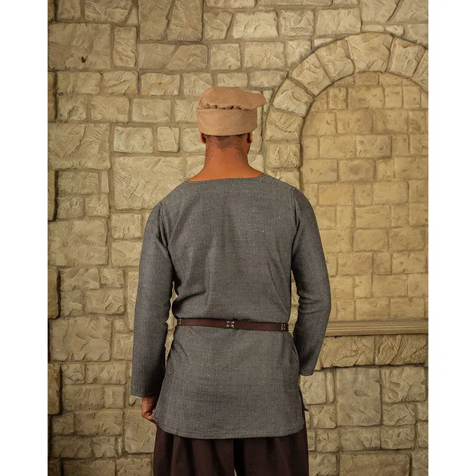 Mytholon Viking Tunika Tronde, Sildeben Motiv, Grå - Billede 2