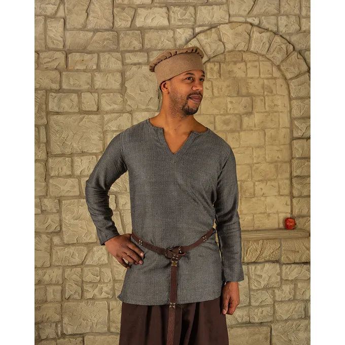 Mytholon Viking Tunika Tronde, Sildeben Motiv, Grå