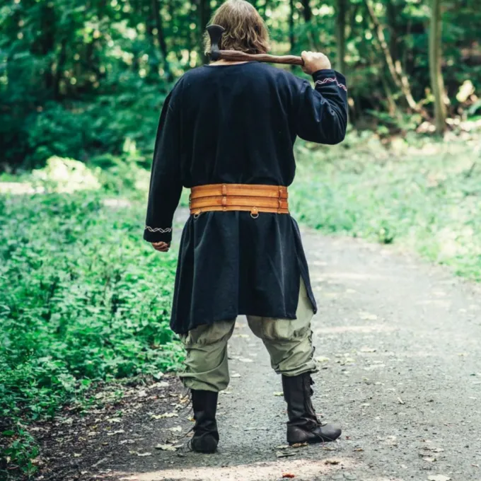 Leonardo Carbone Viking Tunika Ulv Fenrir, Sort - Billede 3