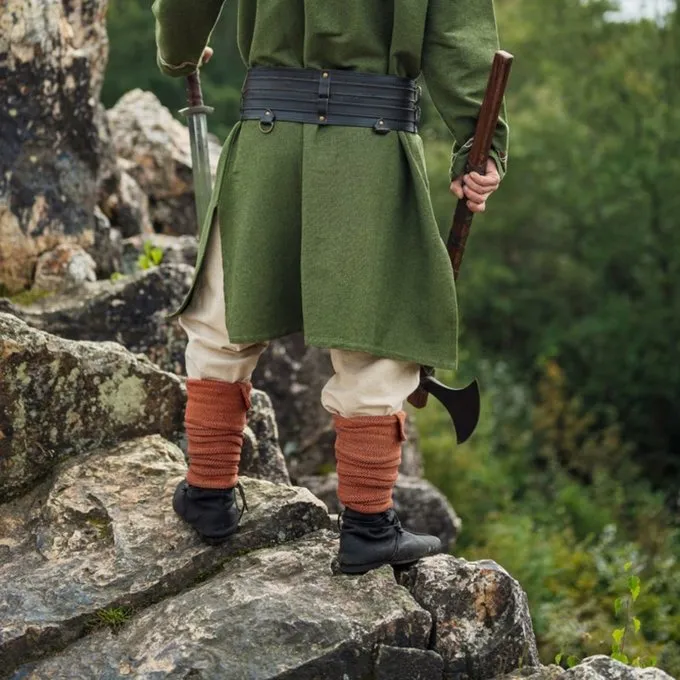 Leonardo Carbone Viking Winingas Herringbone Motiv Frode, Orange - Billede 6