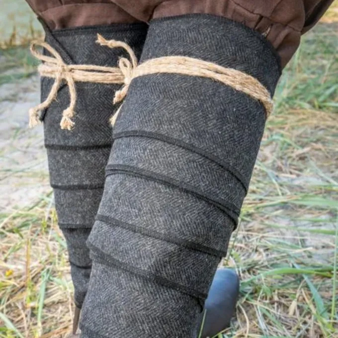 Epic Armoury Viking Winingas Herringbone Motiv, Sort - Billede 4