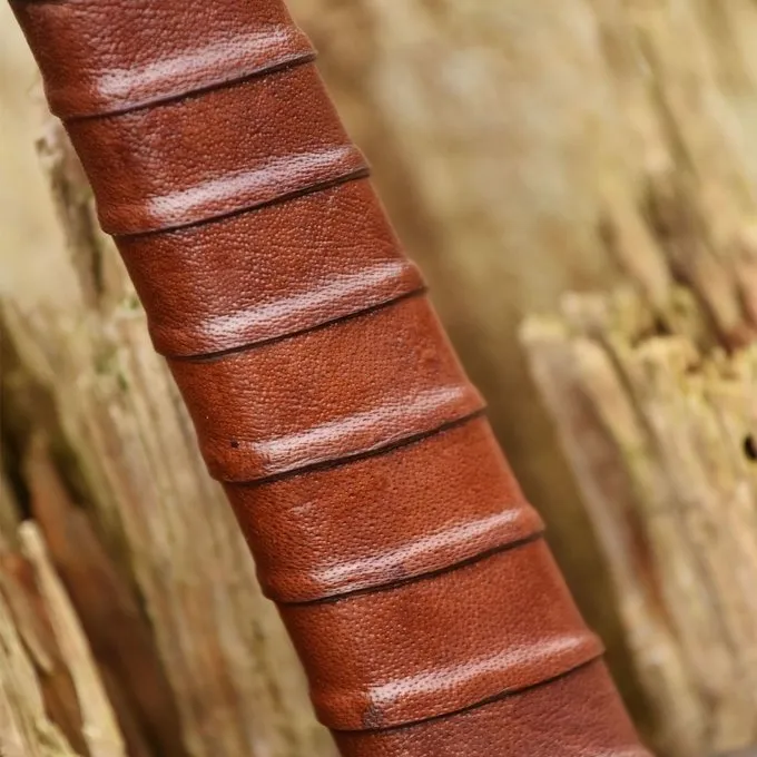 Ulfberth Vikinge-sværd Med Fliget Knæk Kampklar, Kort - Billede 5