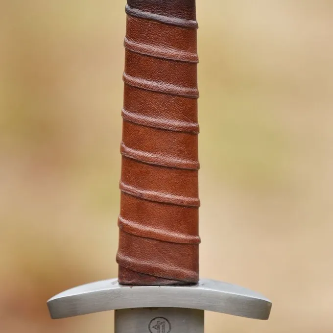 Ulfberth Vikinge-sværd Med Fliget Knæk Kampklar, Kort - Billede 6