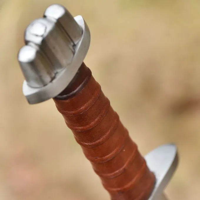 Ulfberth Vikinge-sværd Med Fliget Knæk Kampklar, Lang - Billede 4