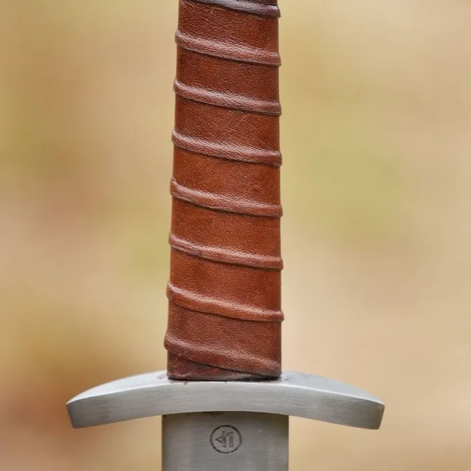 Ulfberth Vikinge-sværd Med Fliget Knæk Kampklar, Lang - Billede 6