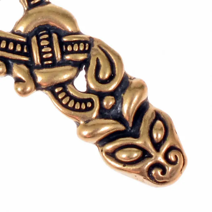 Vikingebælte Ende Borre, 1 Cm (bronze) - Billede 2