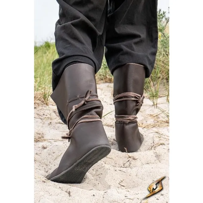 Epic Armoury Vikingestøvler Rolf, Brune - Billede 2