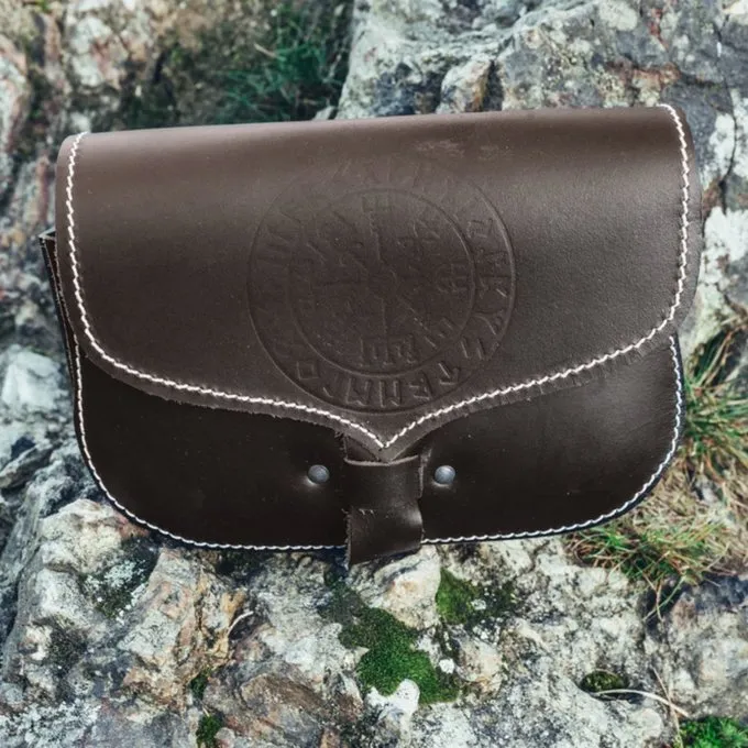 Leonardo Carbone Vikingetaske Vegvisir, Brun