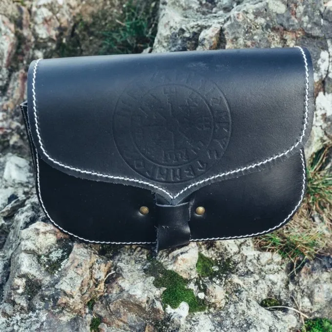 Leonardo Carbone Vikingetaske Vegvisir, Sort