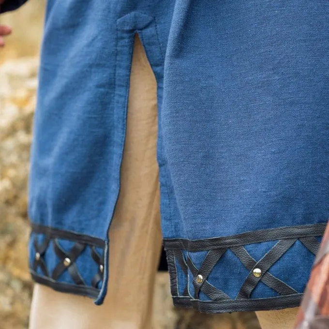 Leonardo Carbone Vikingetunika Farulfr, Blå - Billede 5