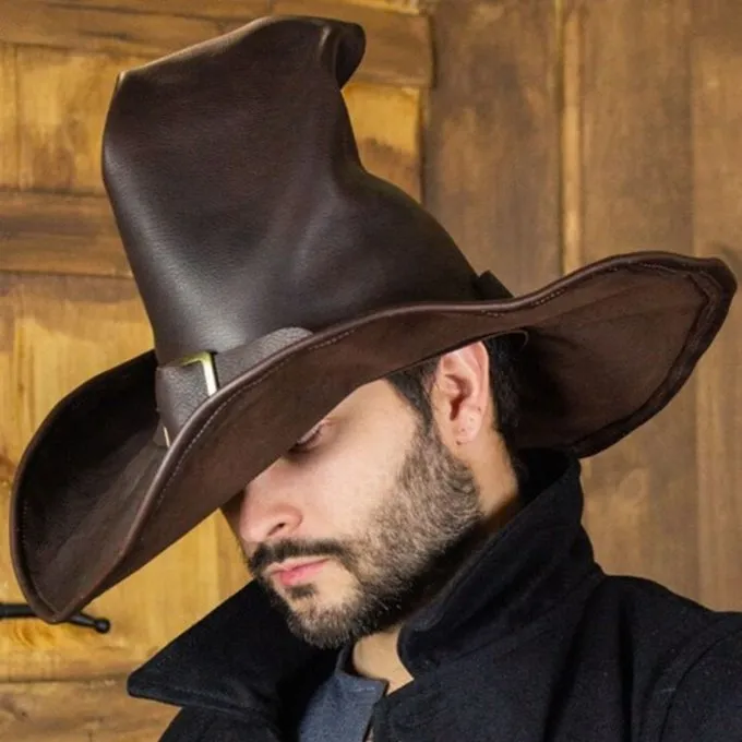 Rawblade Witch Hat Morgana, Deluxe, Brown - Billede 6