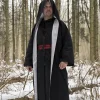 Epic Armoury Wizard Robe, Sort-sølv
