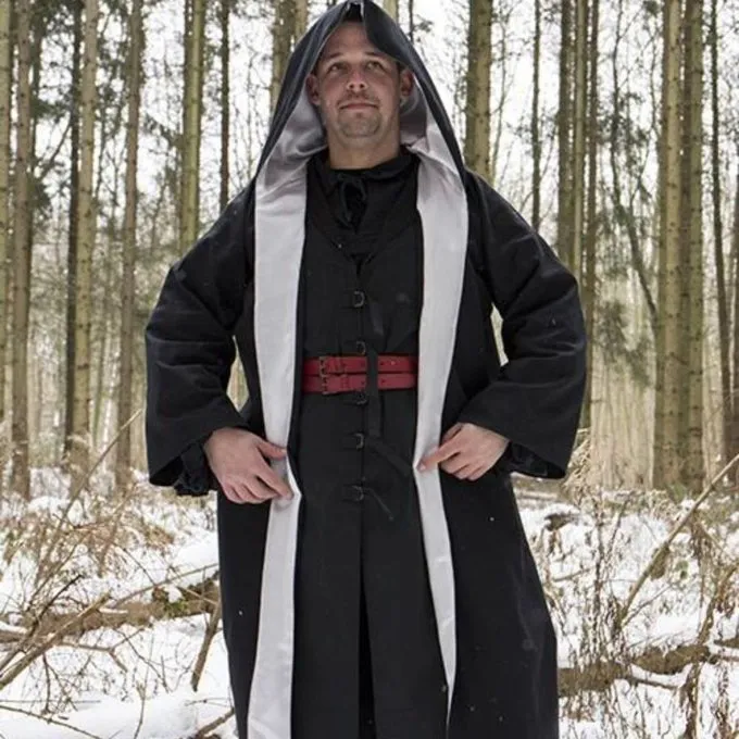 Epic Armoury Wizard Robe, Sort-sølv - Billede 3