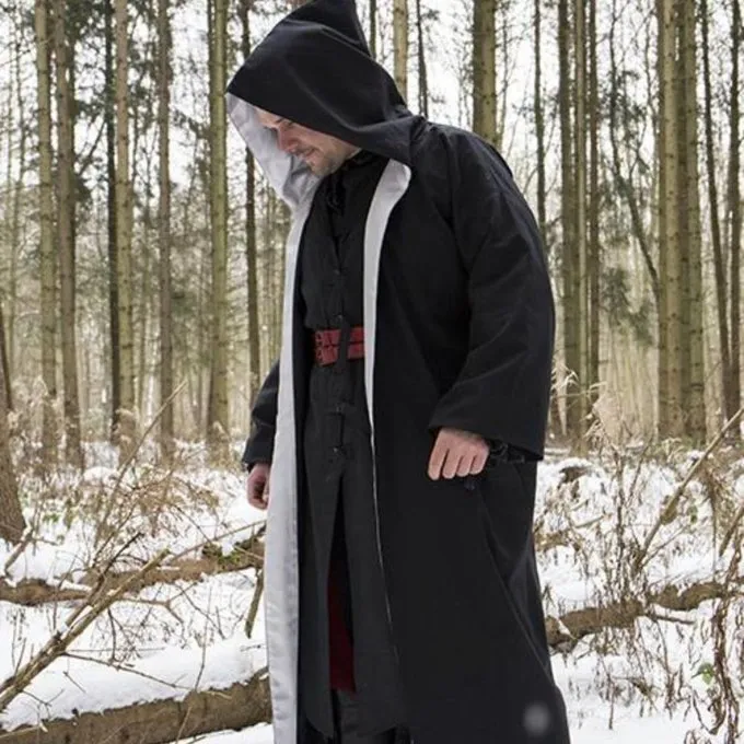 Epic Armoury Wizard Robe, Sort-sølv - Billede 4