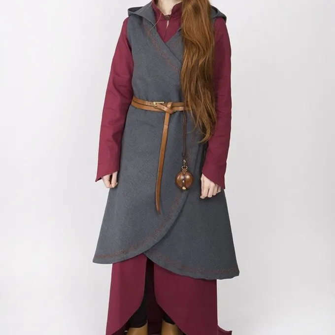 Burgschneider Wrap Kjole Dala, Grå