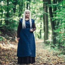 Leonardo Carbone Wrap Kjole Thyra, Blå